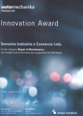 Indicação premio inovação - Automechanika Frankfurt 2018